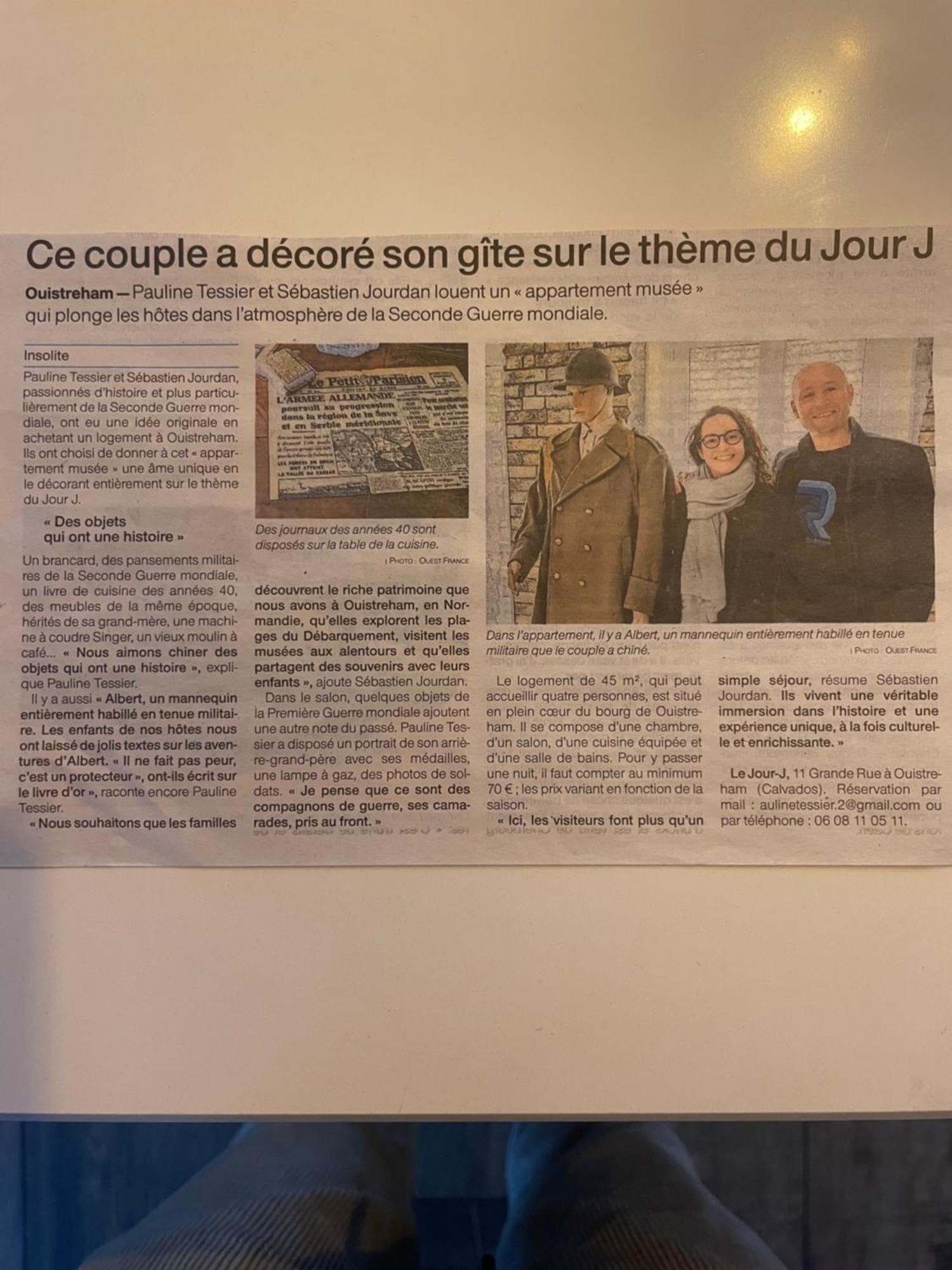 Appartement Musee Le Jour-J Ouistreham Ngoại thất bức ảnh